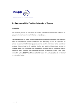 North West Continental Europe (Netherlands/Belgium/Northwest Germany) 1.1 Oil and Natural Gas