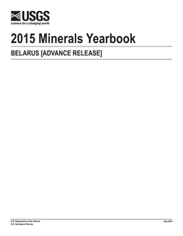 The Mineral Industry of Belarus in 2015