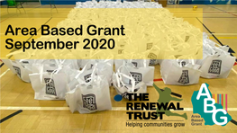 Area Based Grant September 2020 ABG 2019 - 2020