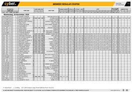 Midweek Regular Coupon 03/11/2020 09:24 1 / 7