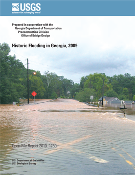 Historic Flooding in Georgia, 2009