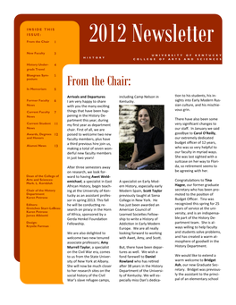 2012 Newsletter-New