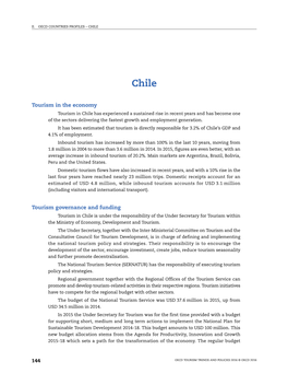 Tourism in the Economy Tourism Governance and Funding