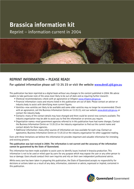 Brassica Information Kit (2004)