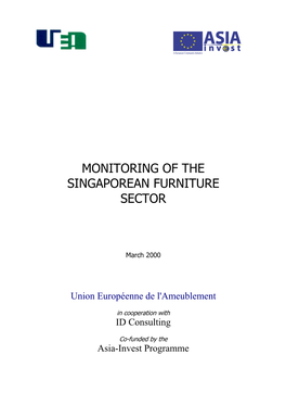Monitoring of the Singaporean Furniture Sector