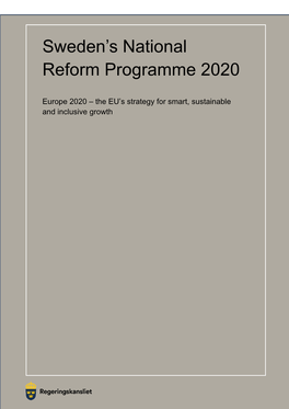 Sweden's National Reform Programme 2020