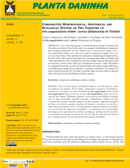 Comparative Morphological, Anatomical and Ecological Studies on Two Varieties of