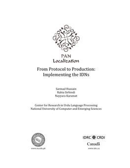 From Protocol to Production: Implementing the Idns
