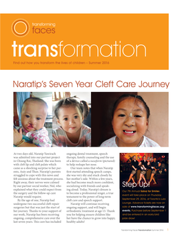 Naratip's Seven Year Cleft Care Journey