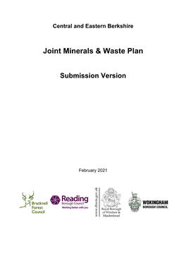 JCEB Plan Consultation Document Proposed Submission V6 June 2020