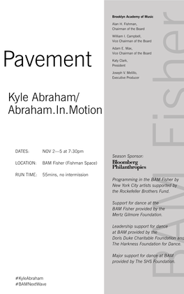 Pavement Abraham.In.Motion Kyle Abraham