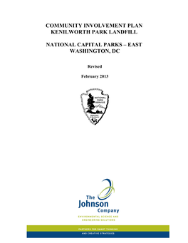 Community Involvement Plan Kenilworth Park Landfill