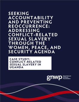 Addressing Conflict-Related Sexual Slavery Through the Women, Peace, and Security Agenda