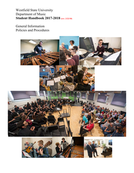 Music Department Handbook