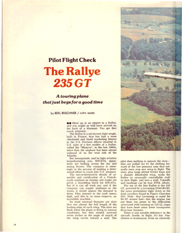 The Rallye 235GT ~