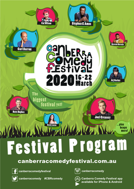 2020 Festival Program