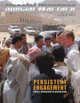 Persistent Engagement Civil Military Support Elements Operating in CENTCOM by Major Ross F