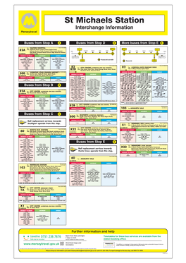 St Michaels Station Interchange Information