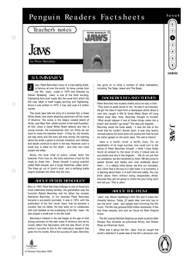 Penguin Readers Factsheets Level E