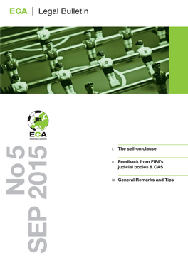 ECA Legal Bulletin 2015