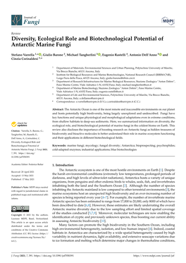 Diversity, Ecological Role and Biotechnological Potential of Antarctic Marine Fungi