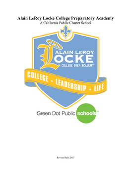 Alain Leroy Locke College Preparatory Academy a California Public Charter School