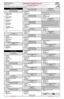 Composite Sample Ballot Template 2020 GEN Ledger Pcts.Xlsx