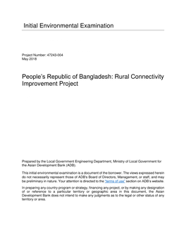 Rural Connectivity Improvement Project