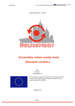 D1.4 Accessible Urban Waste Heat