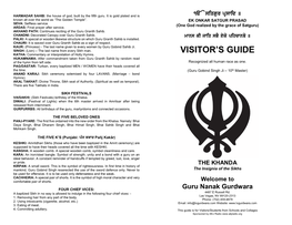 Download Visitors Guide