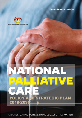 National Palliative Care Policy and Strategic Plan 2019-2030