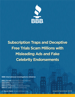 Subscription Traps and Deceptive Free Trials Scam Millions with Misleading Ads and Fake Celebrity Endorsements