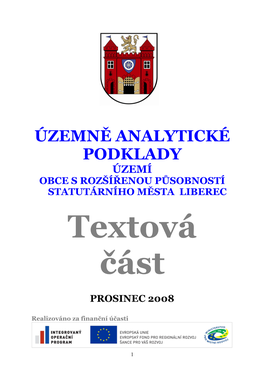 ÚAP ORP Liberec Textová Část