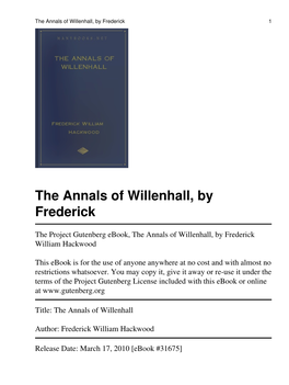 The Annals of Willenhall, by Frederick 1