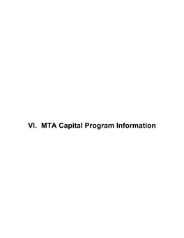 MTA Capital Program Information
