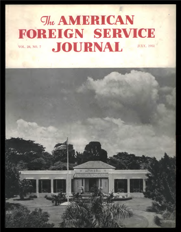 The Foreign Service Journal, July 1951