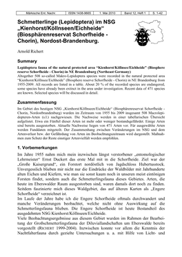 Im NSG „Kienhorst/Köllnseen/Eichheide“ (Biosphärenreservat Schorfheide - Chorin), Nordost-Brandenburg