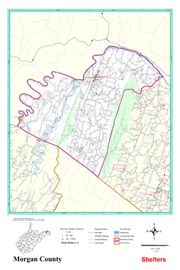 Shelters: 6 Local Road WV County 0 1 2 4