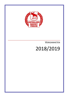 Verksamheten 2018/2019