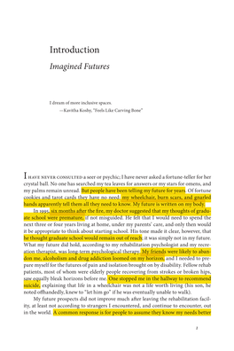 Introduction Imagined Futures