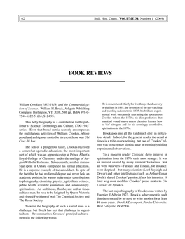 Book Reviews