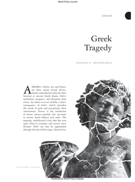 Greek Tragedy