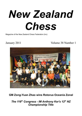 January 2011 Volume 38 Number 1