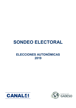 Sondeo Electoral