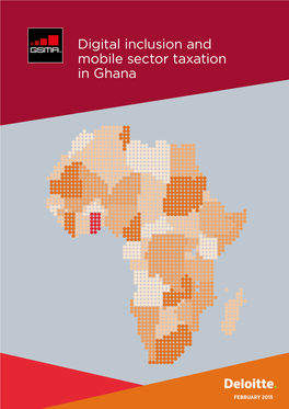 Digital Inclusion and Mobile Sector Taxation in Ghana