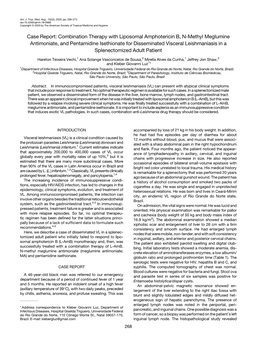 Case Report: Combination Therapy with Liposomal Amphotericin B, N