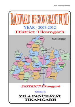 Tikamgarh BRGF District Plan 2007-12