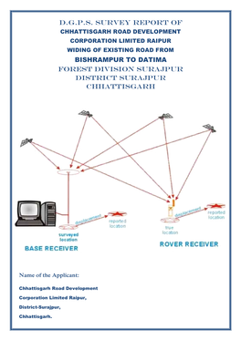 D.G.P.S. Survey Report of Bishrampur to Datima Forest Division Surajpur District Surajpur Chhattisgarh