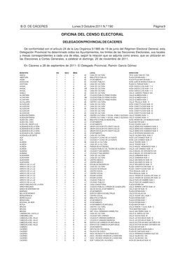 Oficina Del Censo Electoral