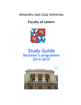Study Guide Bachelor’S Programme 2014-2015